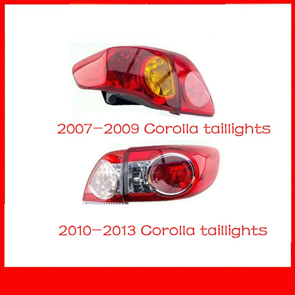 For Toyota Corolla 2007 2008 2009 2010 2011 2012  2013 Taillight housing  Car Rear Brake Lamp Outer Side Tail Light Without bulb