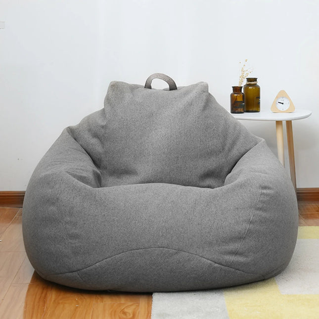 Sofa Cover Large Bean Bag Couch Soft Fluffy Breathable Adult Child Tatami