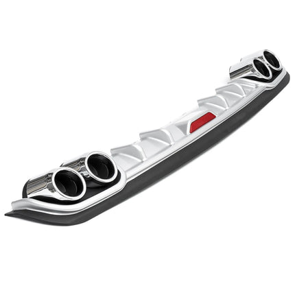 Universal 118cm/128cm Rear Diffuser Bumper Lip Spoiler Car Rear Spoiler Diffuser For VW Golf For BMW for Mercedes Benz