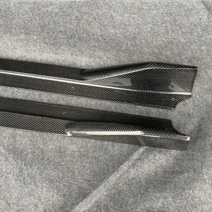 For BMW Z4 G29 2019 2020 2021 2022 2023 2024 Real Forged Carbon Fiber Side Skirts Aprons Extension Lip Body Kits