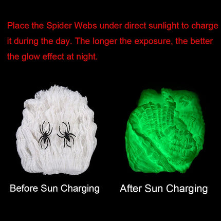 Spider Webs,Glow In The Dark Spider Webs