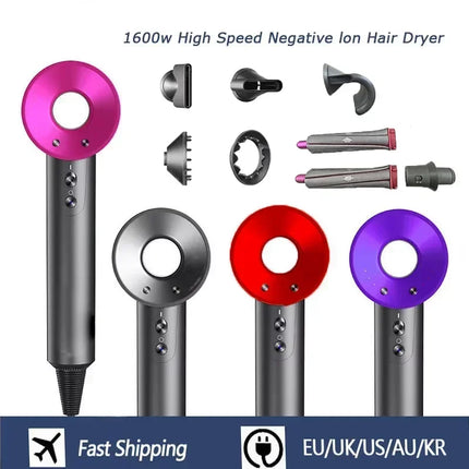 Professional Leafless Hair Dryer, High-Speed Negative Ion 110,000 Rpm,