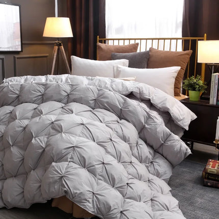 100% White Goose/Duck Down Quilt High quality Duvets Comforters 100% Cotton Cover Luxury Blanket