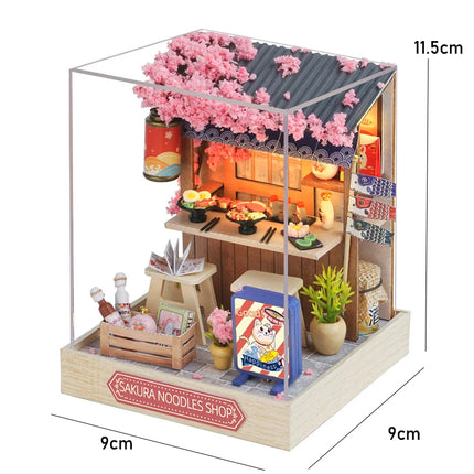 Miniature Dollhouse Kit 3D Puzzle Furniture Assembly Model Doll House education,