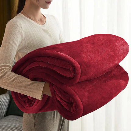 Fleece Blanket Throw Lightweight Plush Fuzzy Cozy Soft Blankets and Throws