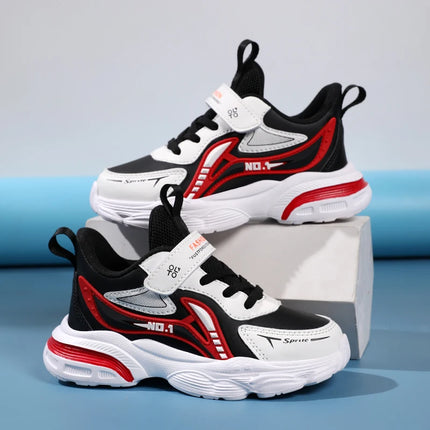 Autumn Childrens Boys Sneakers New Pu Leather Fashion Soft Kids Causal Shoes