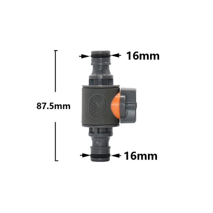 Garden Hose Quick Connector 1/2 3/4 1 Inch Pipe Coupler Stop Water Connector