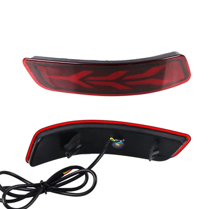 2Pcs LED Rear Bumper Reflector Lamp Driving Warning Light Brake Stop Light Turn Signal Light For Toyota Corolla Altis 2014-2018