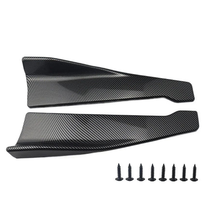 48cm Car Skirt Spoiler Rear Lip Side Skirt Winglets Diffusers Extension Rocker Splitters Corner Valance For BMW For Benz