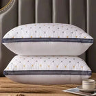 1-Piece Hotel Style Feather Cotton Pillow, Three-Dimensional Neck Pillow, Suitable For Sleeping Bedrooms And Hotels