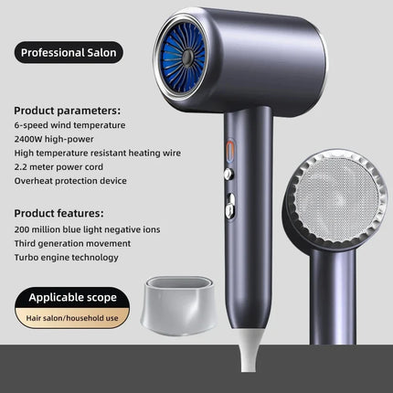 F33 Professional Hair Dryer Hot Cold Wind Air Brush