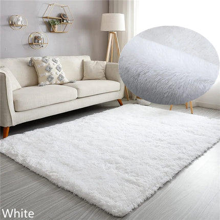 Grey Living Room Large Carpet Hall Coffee Table Floor Mat 160x230 Children's room Bedroom Long Hair