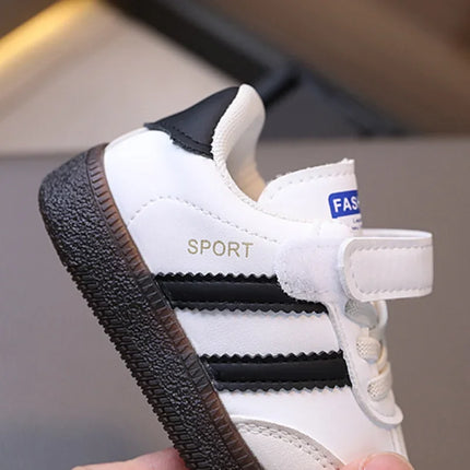 Baby Kids Fashion Design Walking Shoes Sneakers White Non-slip Casual Shoes Boys Girls