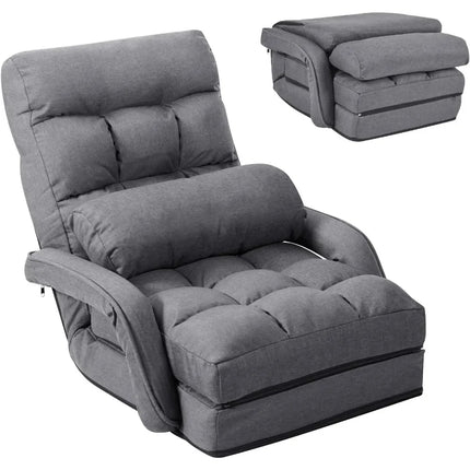 Sofa Bed, Ergonomic Folding Sofa Bed with Pillows, Suitable for Home and Office Use