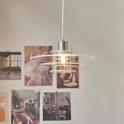 Mid-Ancient Chandelier Restaurant Simple Bar Bedside Study Island Table Exhibition Hall Nordic Creative Ufo Lamp