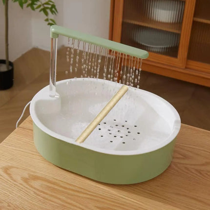 Parrot Automatic Bathtub Bird Bath Circulating Water Shower Parrot Circulation Shower Pet Bird Bathtub Bird Cleaning Bath Tub