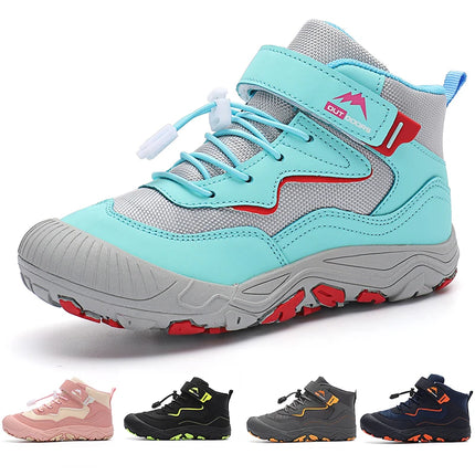 Kids Hiking Boots Toddler Girls Boys Hiking Shoes  Anti-Collision Non-Slip