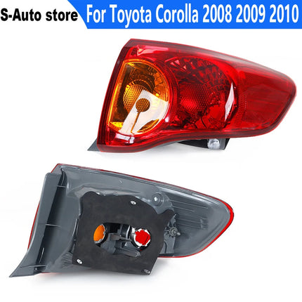 Taillight housing For Toyota Corolla 2008 2009 2010 Car Rear Brake Lamp Outer Side Tail Light Without bulb 8155002460