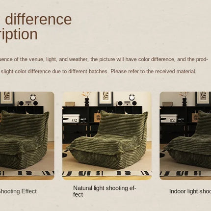 Lazy Person Sofa Can Lie And Sleep Caterpillar Sofa Balcony Tatami Net Red Bedroom Living Room Single Leisure Sofa