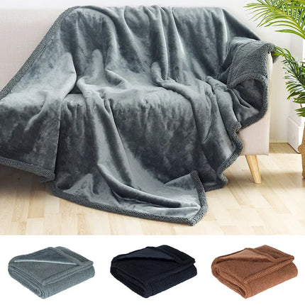 Luxury Shaggy Blankets Winter Warm Cosy Romantic Couple Waterproof Blanket-
