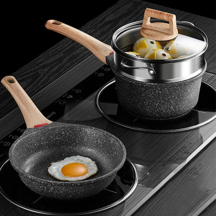Frying Pans Wok Milk Pot Non Stick Pot Baby Food Cooking Pots Snow Pan Porridge Korean Kitchen
