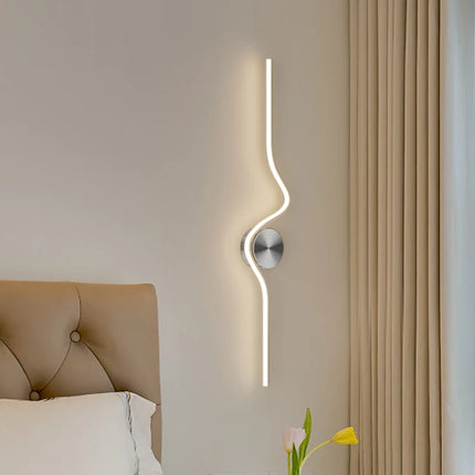 Living Room Wall Lamp Modern 2023 New Creative Aisle LED Background Wall Bedroom Bedside Lamp Home Decor Lighting Fixtures