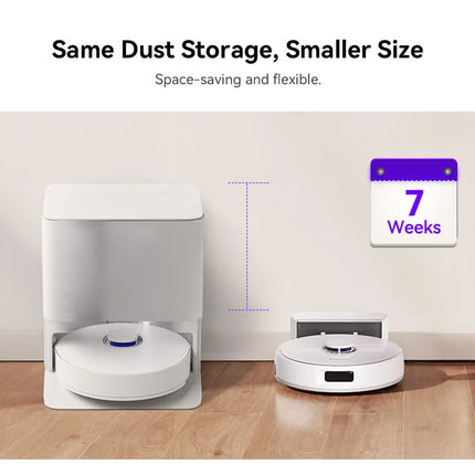 Narwal Freo X Plus 7800Pa Robot Vacuum Cleaner 3.5H Runtime Tri-Laser Structured Light Zero-Tangling Floating Brush 1L Dust Bin