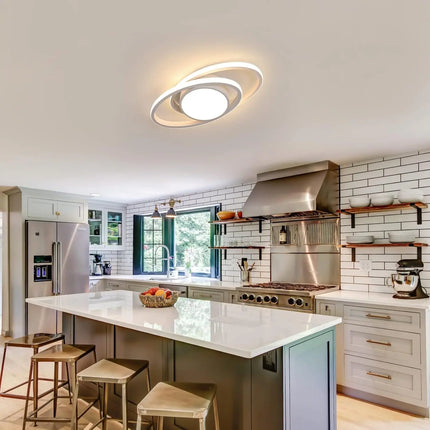 Modern LED Ceiling Light,39W 4385lm LED Ceiling Lamp for Bedroom Kitchen Living Room,Warm White 3000K 39CM