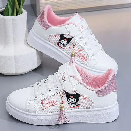Sanrio hello kitty  spring autumn non-slip net shoes girl casual shoes