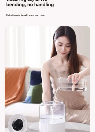 Xiaomi MIJIA 6.8L Large Capacity Humidifier USB Dual Mist For Home Dormitory Office Bedroom Desktop Night Light