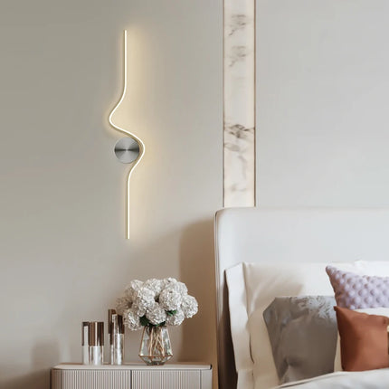 Living Room Wall Lamp Modern 2023 New Creative Aisle LED Background Wall Bedroom Bedside Lamp Home Decor Lighting Fixtures