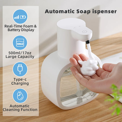 New Wall Mounted Automatic Soap Dispenser Foam Smart Hand Washing