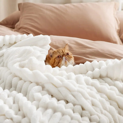 Blanket for Couch - Super Soft Cozy Blankets for Women, Cute Small Blanket for Girls, 59x79 Inches