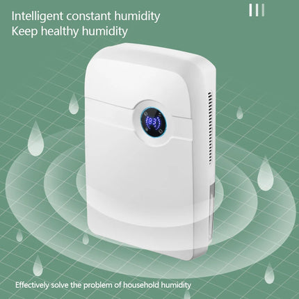 Dehumidifier with Drain Hose 2.5L Water Tank Moisture Absorber for Kitchen Bedroom Bathroom