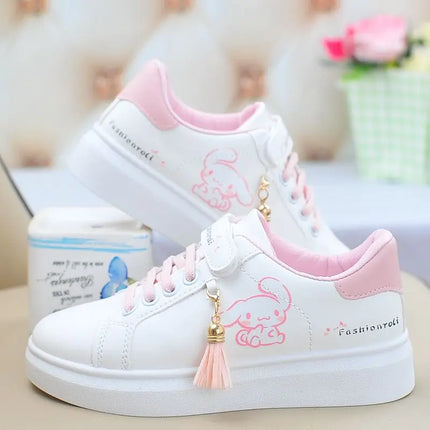 Sanrio hello kitty  spring autumn non-slip net shoes girl casual shoes
