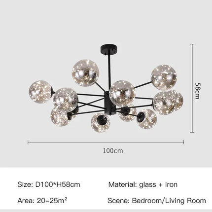 LED Chandeliers For Living Room Bedroom Decoration