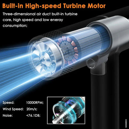 Professional Hair Dryer Infrared Negative Ionic Blow Dryer Hot Cold Wind S