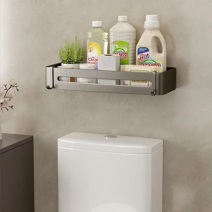 2Pcs/Set 12.8 Inch Adhesive Shower with Hooks No Drilling Wall