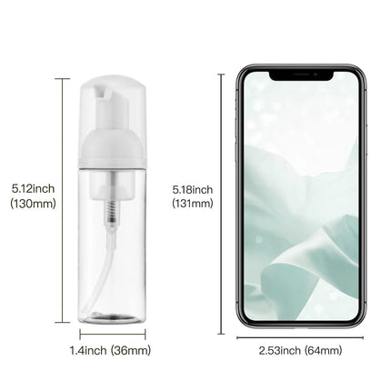 Dispenser for Hand Soap, Lash Cleanser, Shampoo (60ml) Foaming Hand Soap Refills