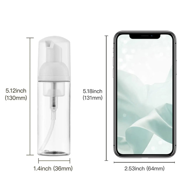 Dispenser for Hand Soap, Lash Cleanser, Shampoo (60ml) Foaming Hand Soap Refills