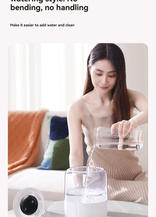 6.8L large capacity humidifier USB Double spray Home dormitory office bedroom desktop with small night light