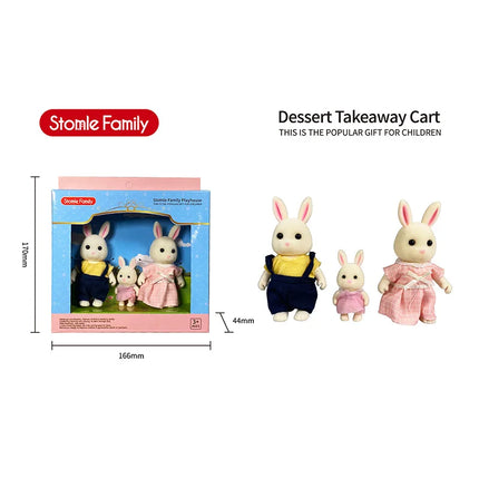 Rabbit Family DIY Toy Set Mini