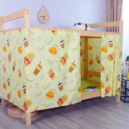 Bed Curtain Students Bunk Up and Down Canopy Bed Curtain Protect Privacy Partition Curtain Mosquito Net Home Decor