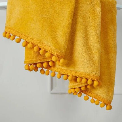 Blanket with Hair Ball, Super Soft Winter Warm Throw Blankets