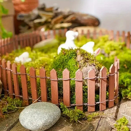 90cm Wooden Fence Model for Garden Outdoor Railway Train Set Arrangement