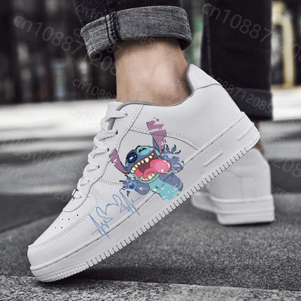 Stitch Shoes Men Women Design personality Casual Shoes Male Platform