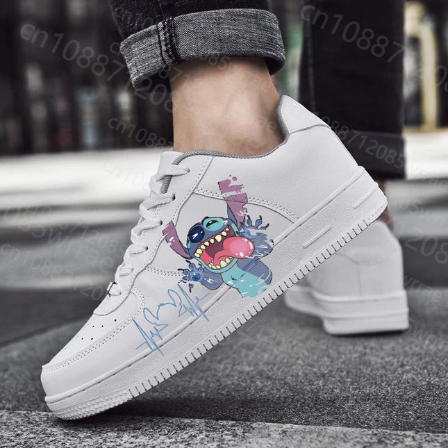 Stitch Shoes Men Women Design personality Casual Shoes Male Platform