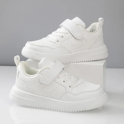 Kids Children's Sneakers Boys Girls Fashion White Sports Tennis Casual