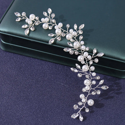 Pearls Crystal Handmade Headbands Fashion Wedding Hair Accessories Cheap Hairbands Rhinestone Head Jewelry Wholesale Dropping