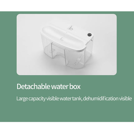 Dehumidifier with Drain Hose 2.5L Water Tank Moisture Absorber for Kitchen Bedroom Bathroom